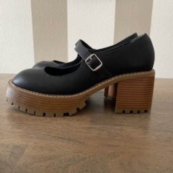 MIA Shoes - Chunky Mary Jane Shoes